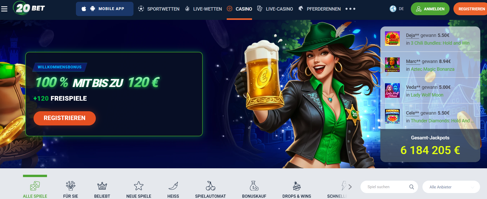 20Bet – Casino Online Österreich